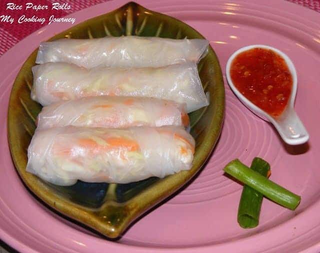 Rice paper rolls