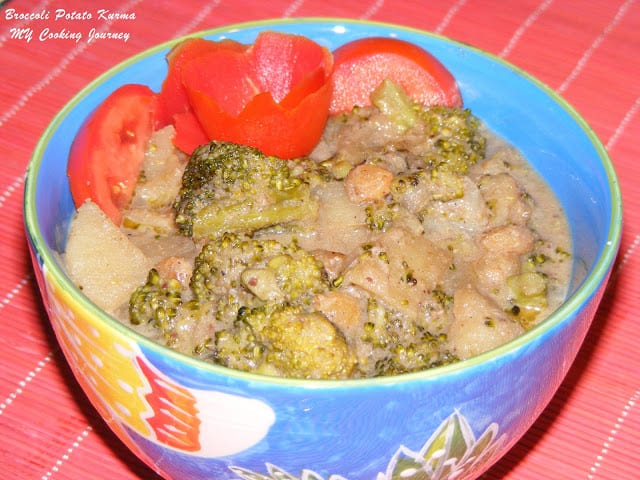 Potato Broccoli Kurma %%