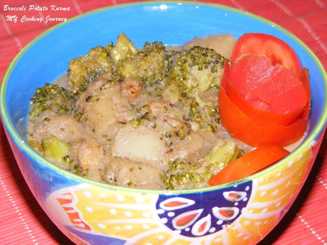 Potato Broccoli Kurma %%
