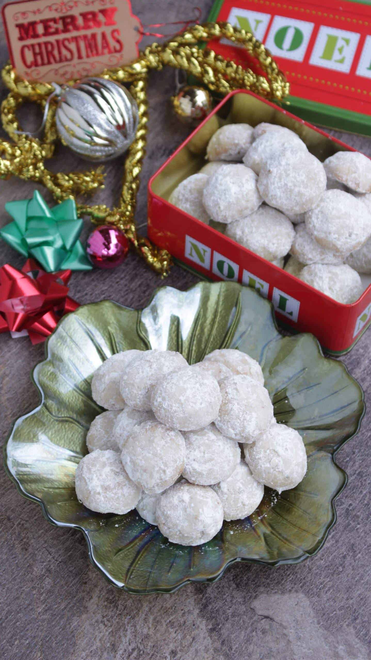 Mexican Wedding Cookies for Holidays