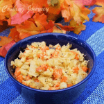 Cabbage Carrot Curry in a Bowl