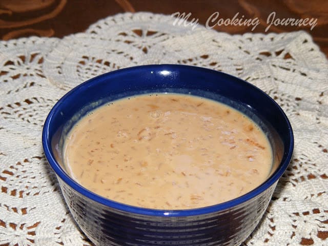 Caramelized Sugar Pal payasam %%