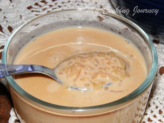 Caramelized Sugar Pal payasam %%