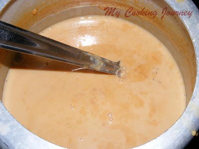 Caramelized Sugar Pal payasam %%