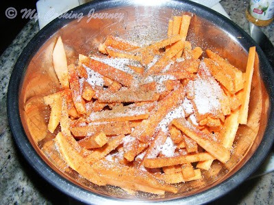 Baked Sweet potato fries %%