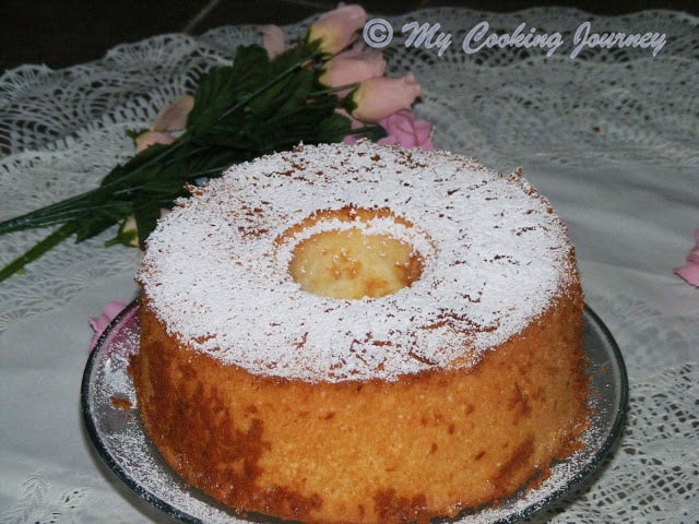 Lemon Glow chiffon cake %%