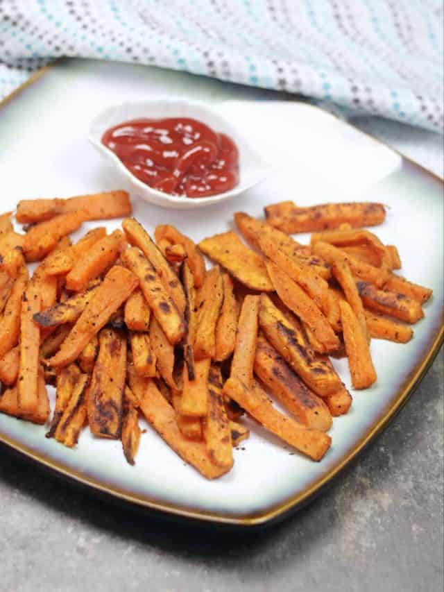 Oven Baked Sweet Potato Fries My Cooking Journey
