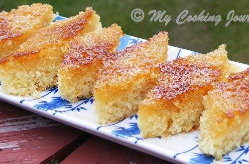 Namoura (Semolina Cake) {Authentic Lebanese Recipe} - FeelGoodFoodie