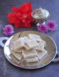 Maida Burfi for Diwali