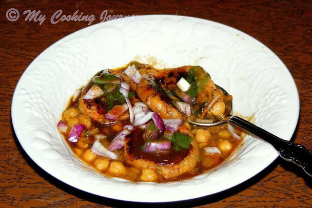 Aloo Tikki Chole Chaat Aloo Tikki Chole Chaat