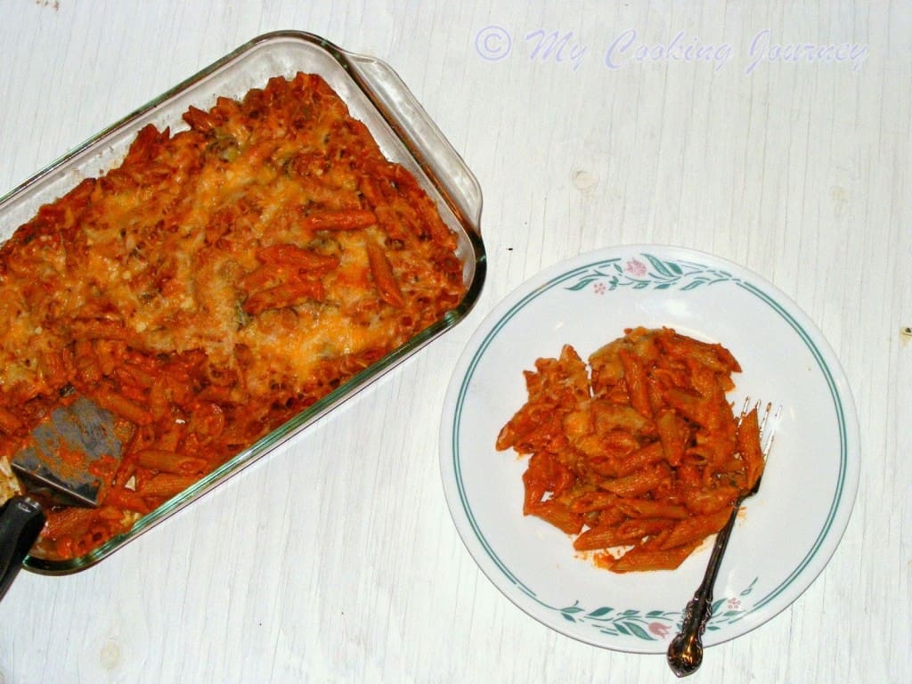 Baked Vegetable pasta %%
