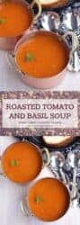 Roasted Tomato and Basil Soup pinterest image