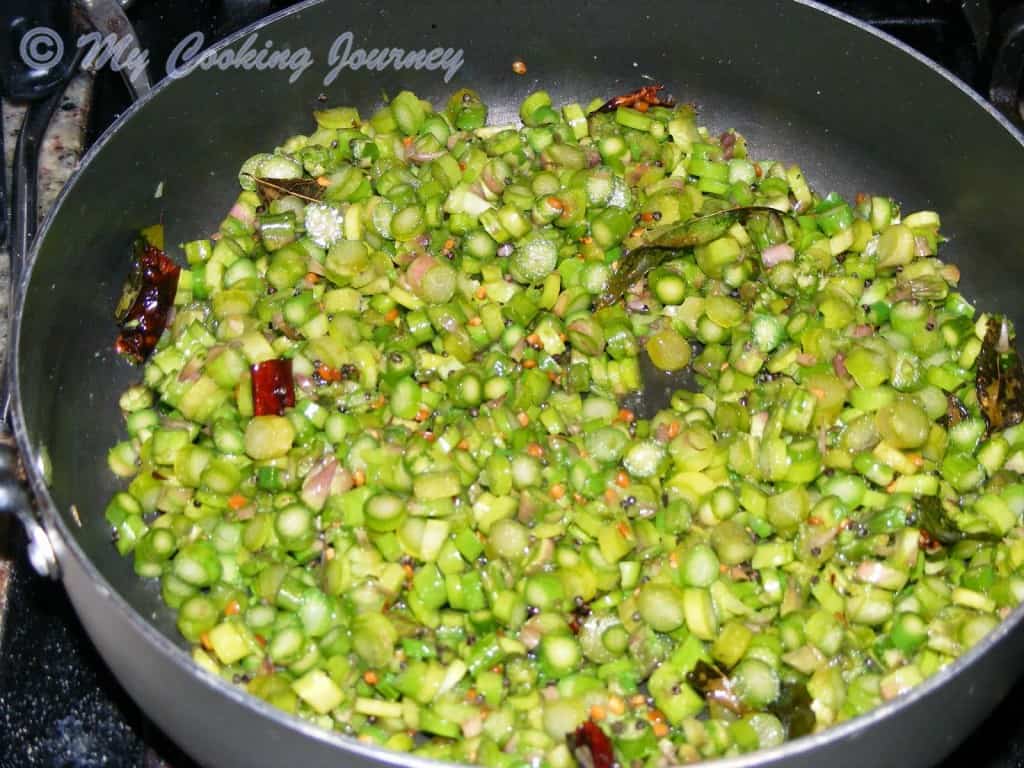 Asparagus curry %%