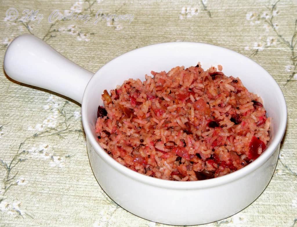 Cranberry rice %%