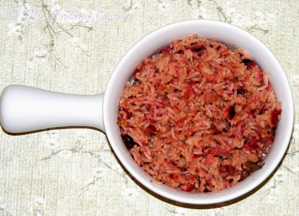 Cranberry rice %%