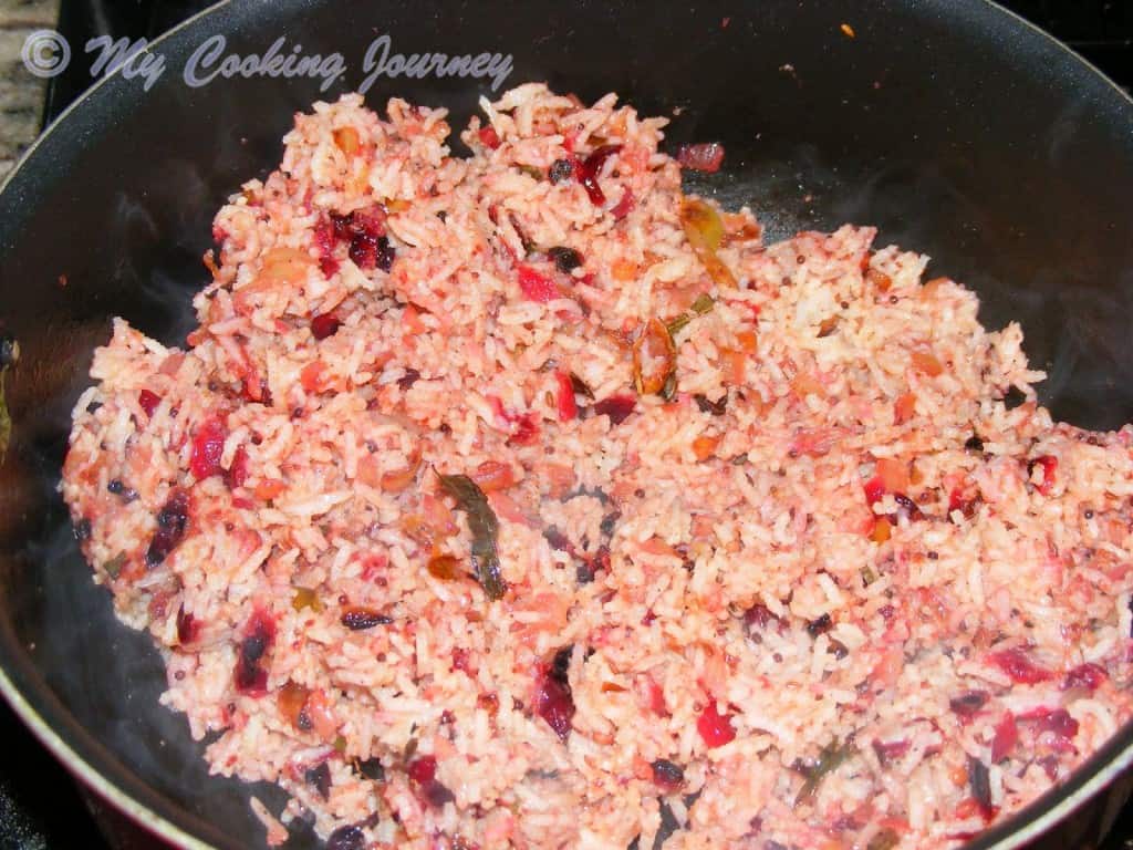 Cranberry rice %%