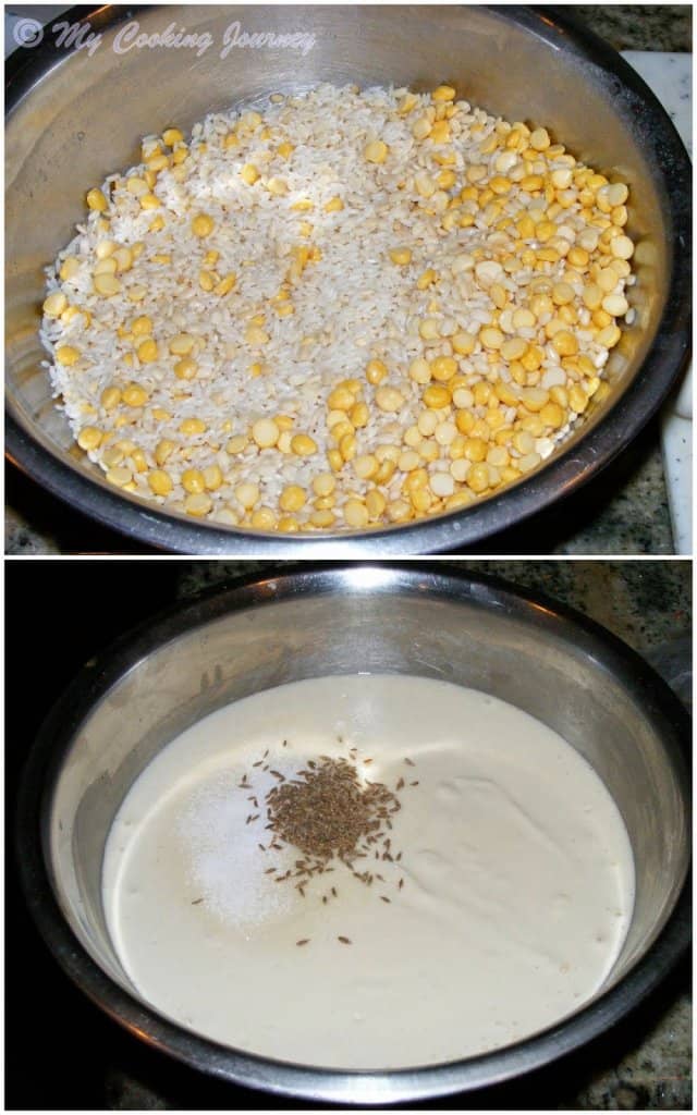 Jharkhand Dhuska with Gughni