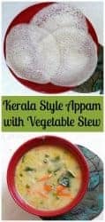 appam with vegetable stew pinterest image