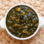 Subzi Diwani Handi – Mixed Vegetable Curry in Spinach Gravy in a pot