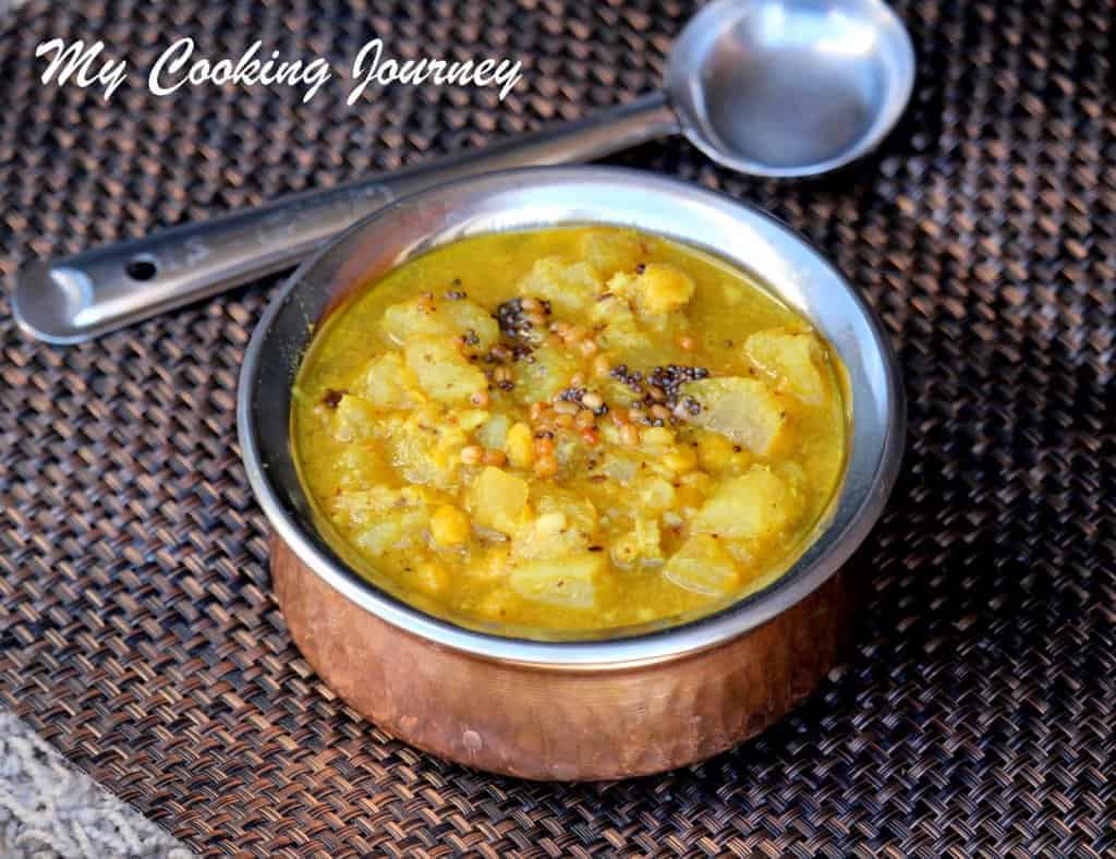 Poosinikkai Kootu Kerala style Poosinikkai kootu