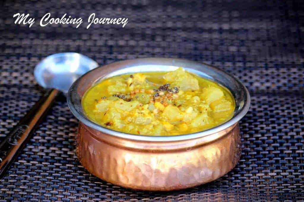 Kerala Style Poosinikkai Kootu Curry Kerala style Poosinikkai kootu