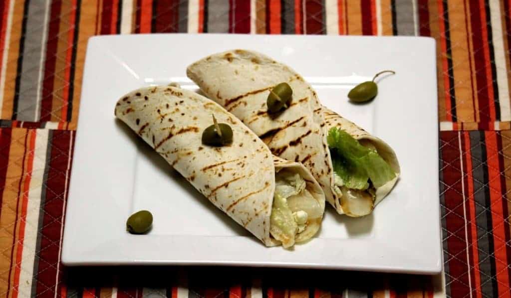 Mediterranean Style Hummus Wrap Mediterranean Veggie wrap