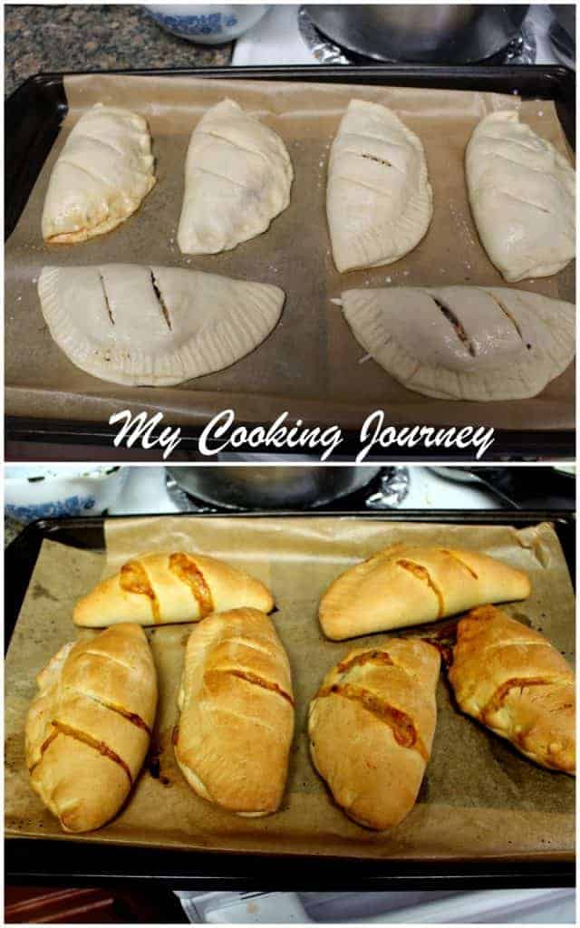 Baking Vegetable Calzones Baking Vegetable Calzones