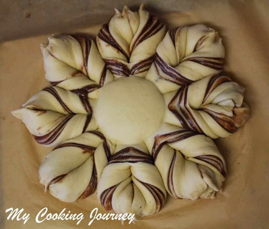 Nutella Brioche Flower Bread Nutella Brioche Flower Bread