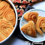 Sweet Swirl Buns in a Plate