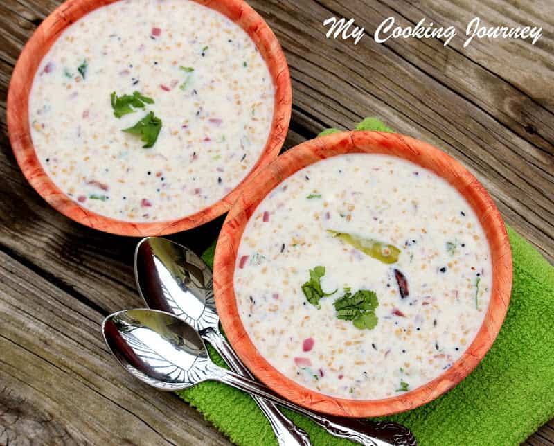 Spicy Thayir oats Spicy Thayir oats