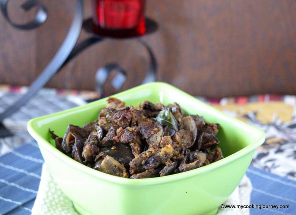 Eggplant Poriyal Eggplant Poriyal