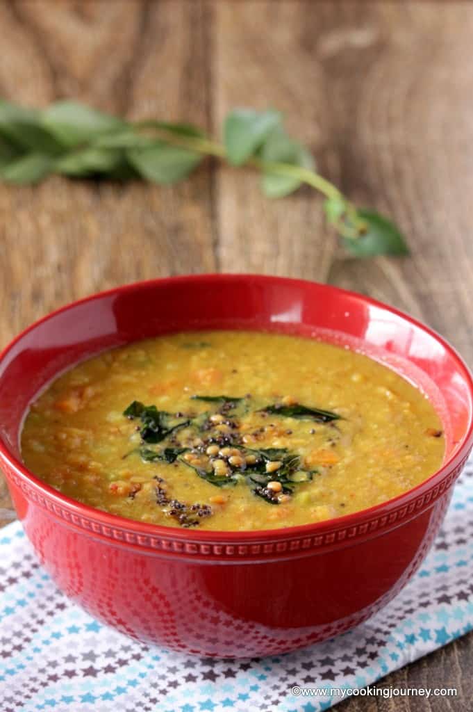 Quick and easy kootu for rice Quick and easy kootu for rice