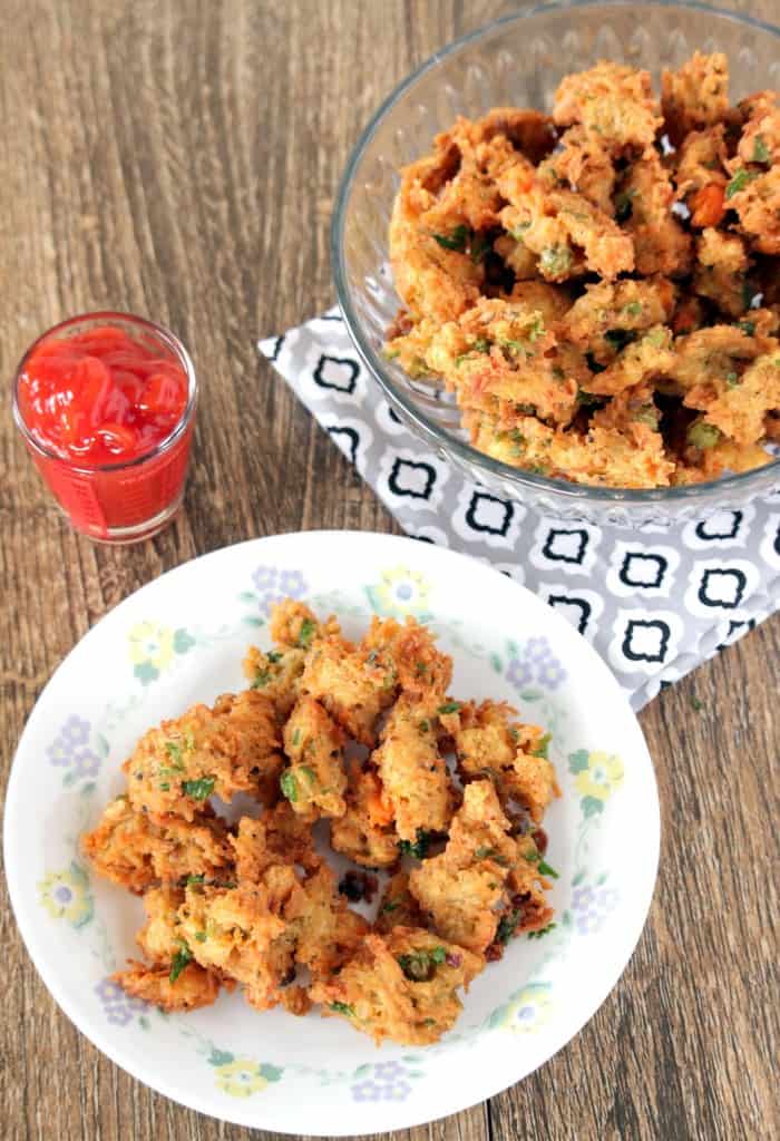 Semiya Pakoda Semiya Pakoda made with leftover upma