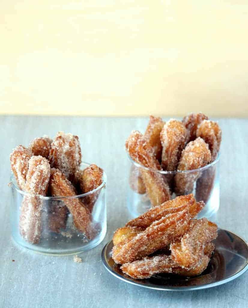 Mexican Churros in two jars