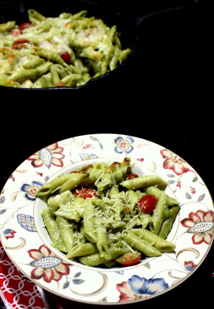 Creamy Pesto Baked Pasta – Baked Pasta with Pesto and Cherry Tomatoes Creamy Pesto Baked Pasta – Baked Pasta with Pesto and Cherry Tomatoes