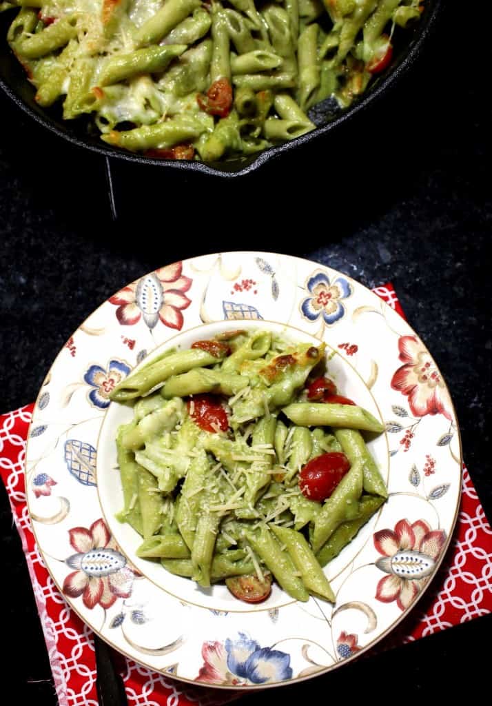 Creamy Pesto Baked Pasta – Baked Pasta with Pesto and Cherry Tomatoes Creamy Pesto Baked Pasta – Baked Pasta with Pesto and Cherry Tomatoes