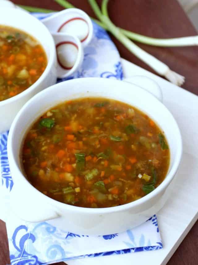 Vegetable Hot And Sour Soup