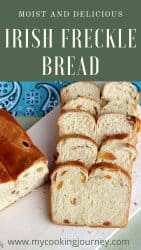 Irish bread slices with text