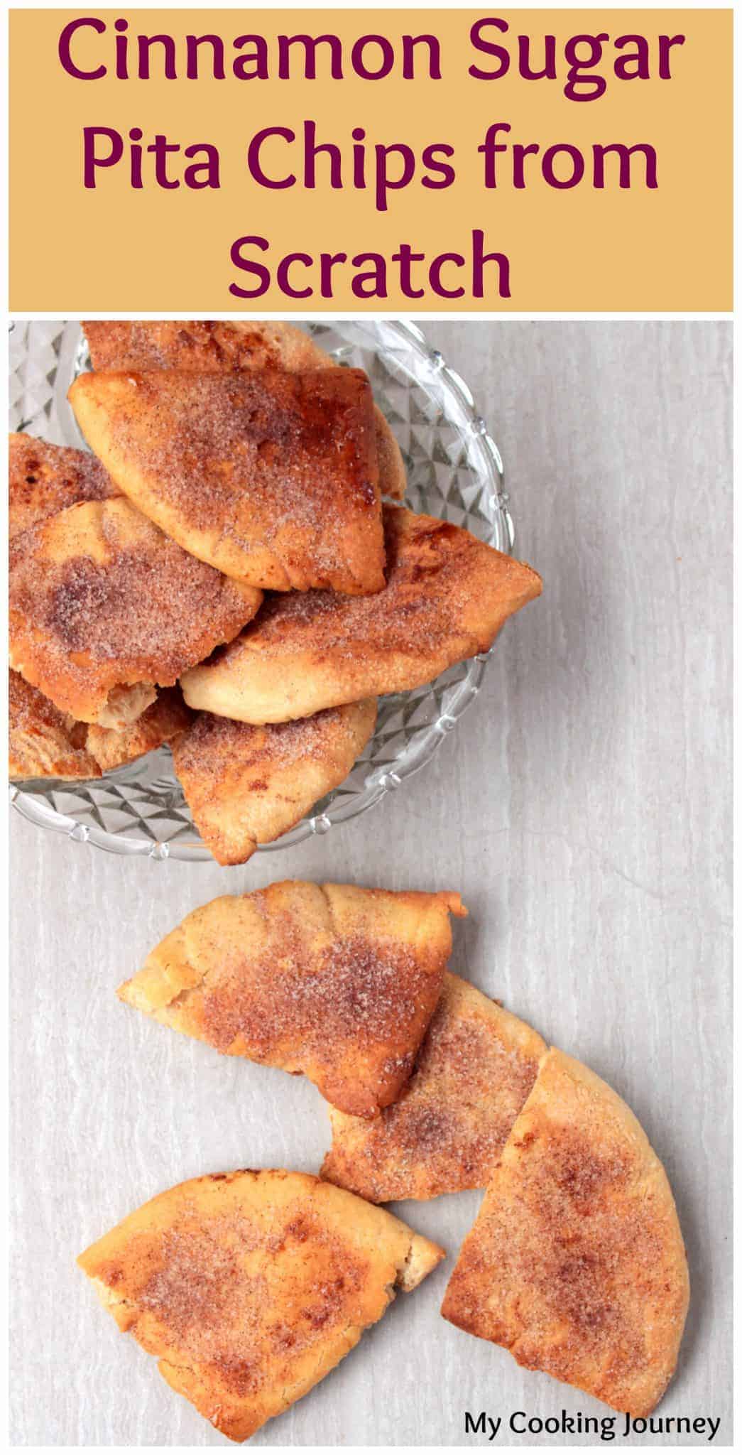 X for Xtra Crunchy Pita Chips | Cinnamon Sugar Pita Chips How to make Crunchy Cinnamon Sugar Pita Chips.