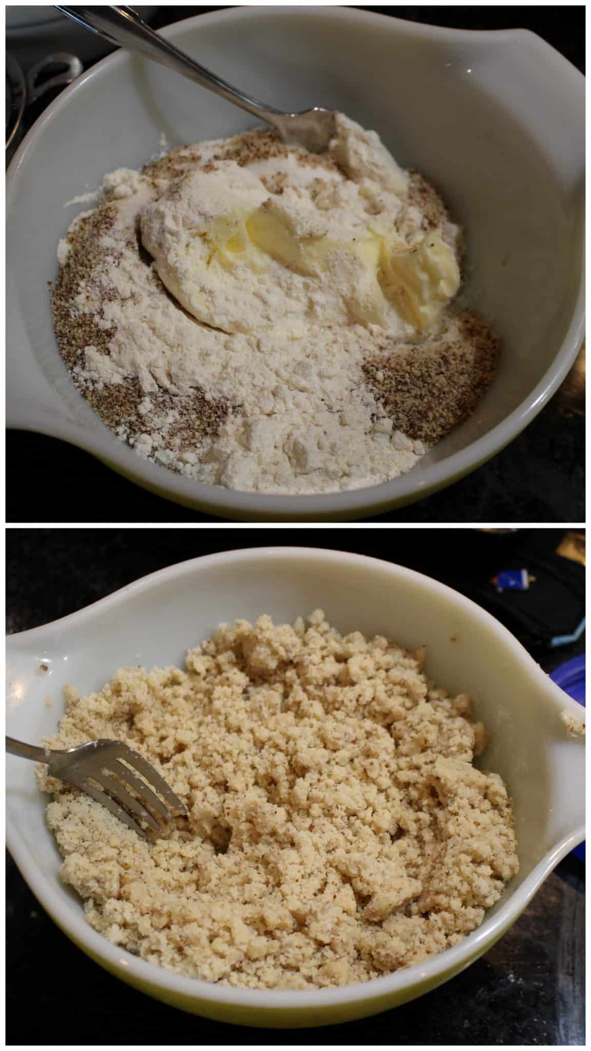 Add the ingredients and combine in a bowl