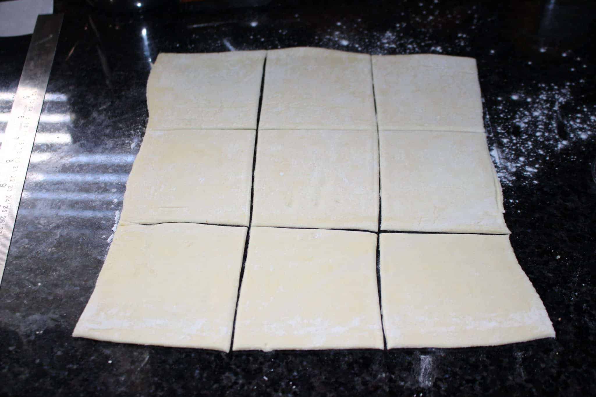 Roll the puff pastry sheet