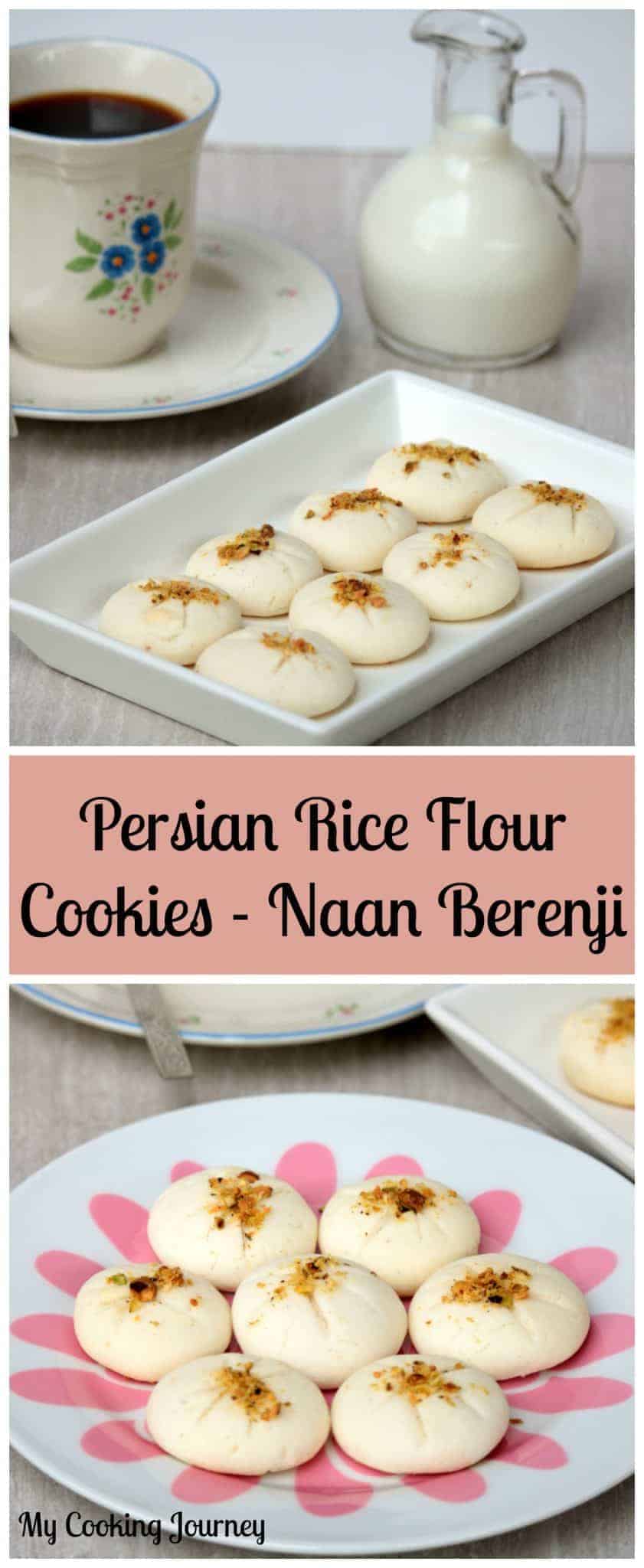 Naan Berenji Eggless Persian Rice Flour Cookies