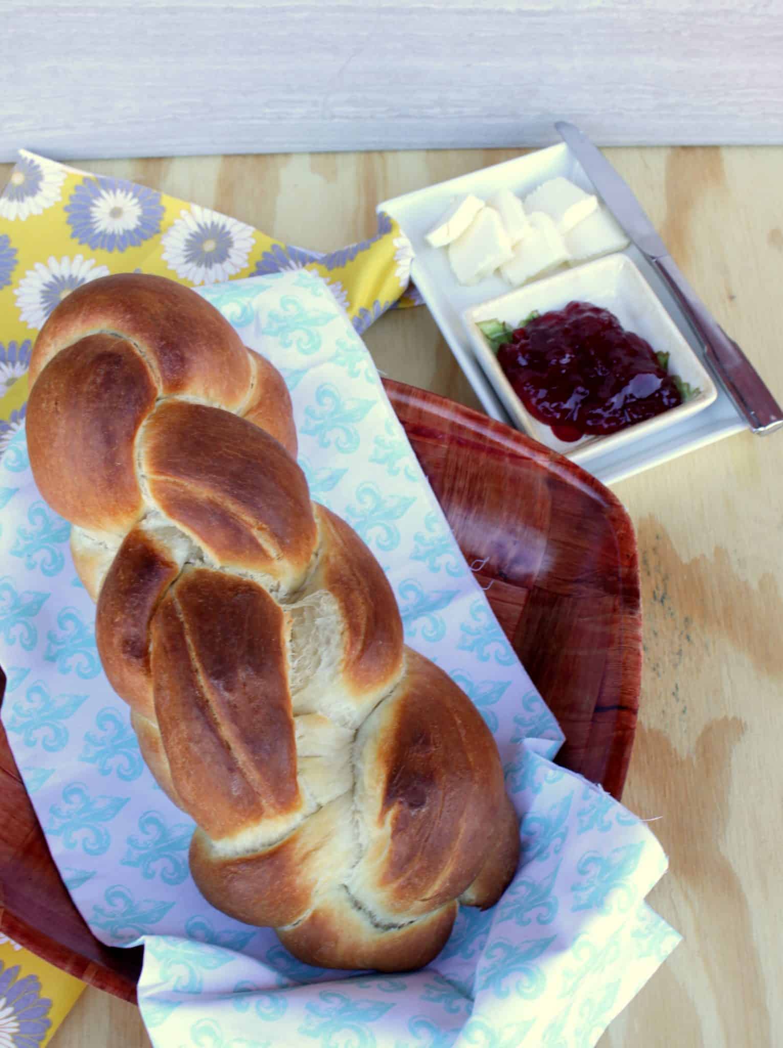 Z for Zopf / Zupfe | Swiss Braided bread Zupfe | Swiss Braided bread in a Tray