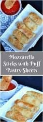 mozzarella sticks with puff pastry pinterest image