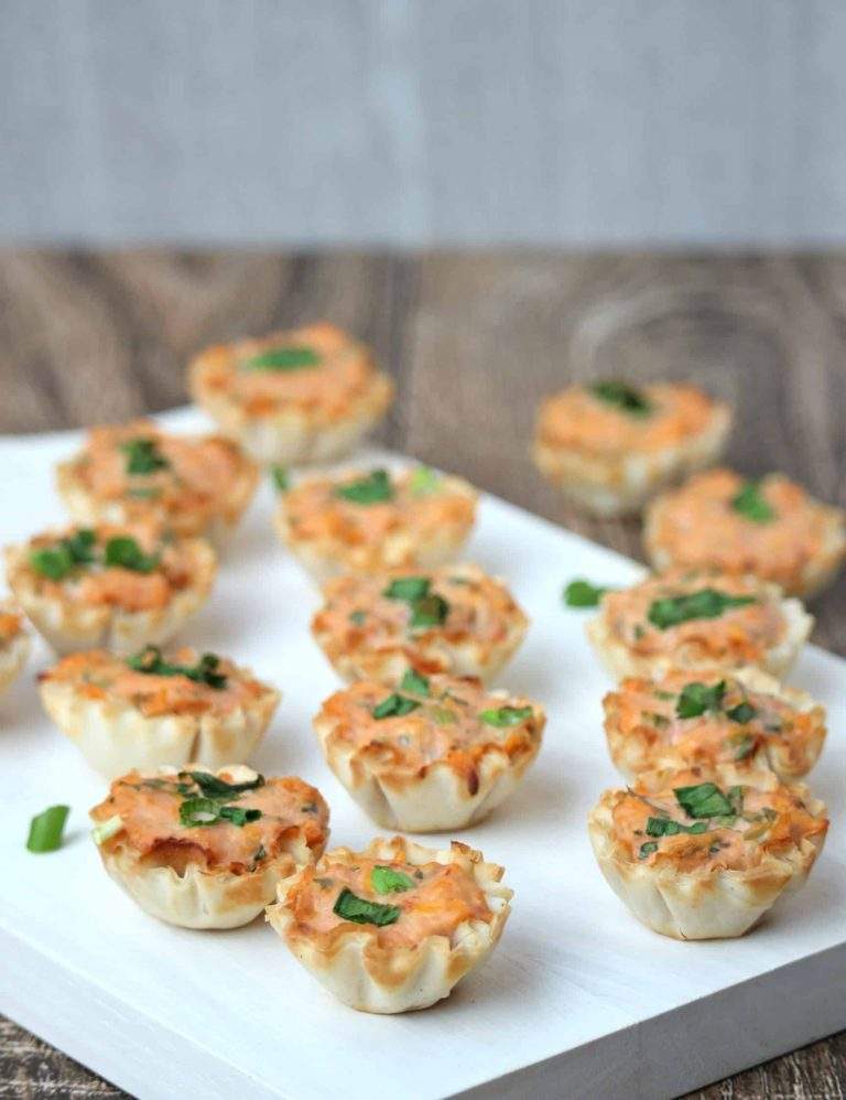 Savory Phyllo Cups Recipe Mexican Flavored Appetizer