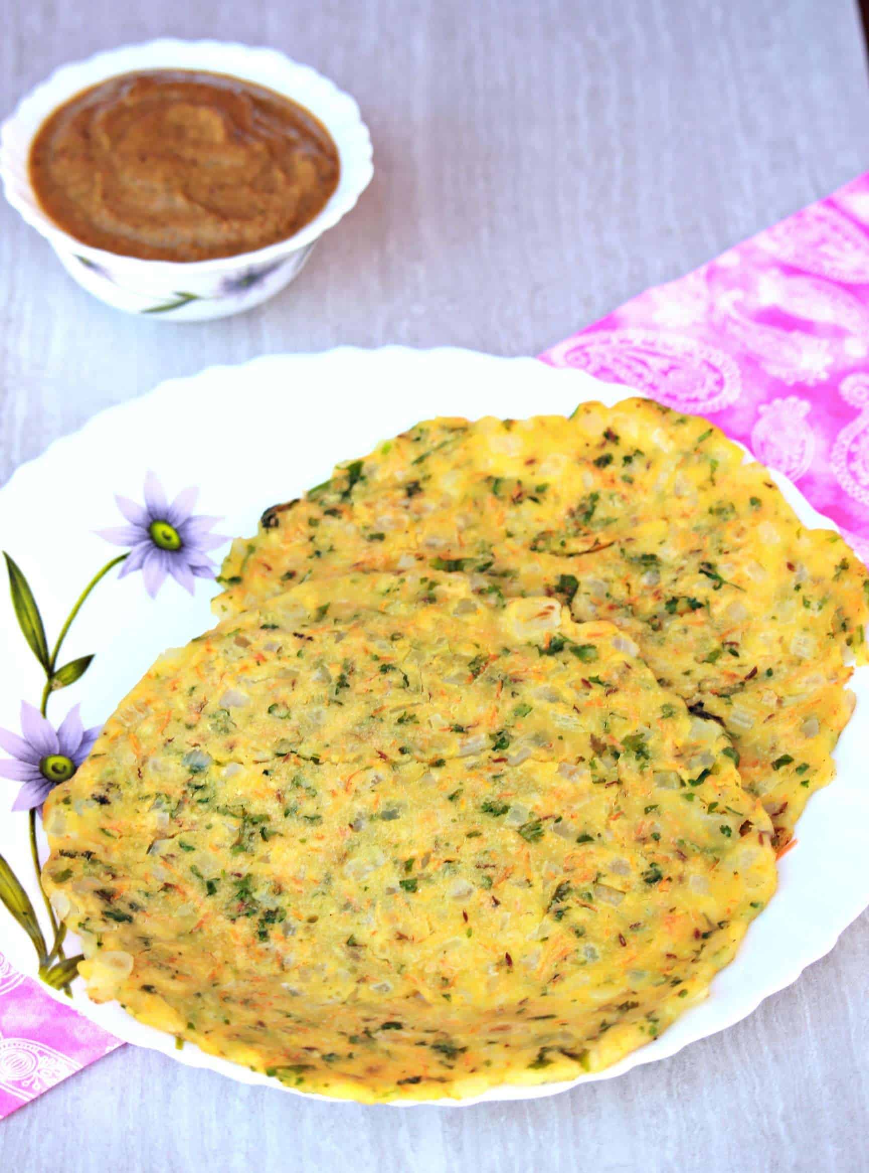 Akki Roti | Karnataka Akki Roti | Rice Flour Roti