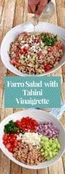 farro salad pinterest image