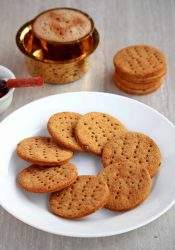 Jau Ki Papdi | Baked Barley Crackers