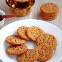 Jau Ki Papdi | Baked Barley Crackers