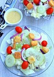 Simple Garden Salad Recipe My Cooking Journey